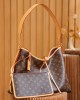 Louis Vuitton CarryAll MM Bag Monogram with Gold Hardware