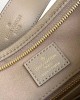 Louis Vuitton CarryAll MM Bag Dove with Gold Hardware