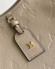 Louis Vuitton CarryAll MM Bag Dove with Gold Hardware