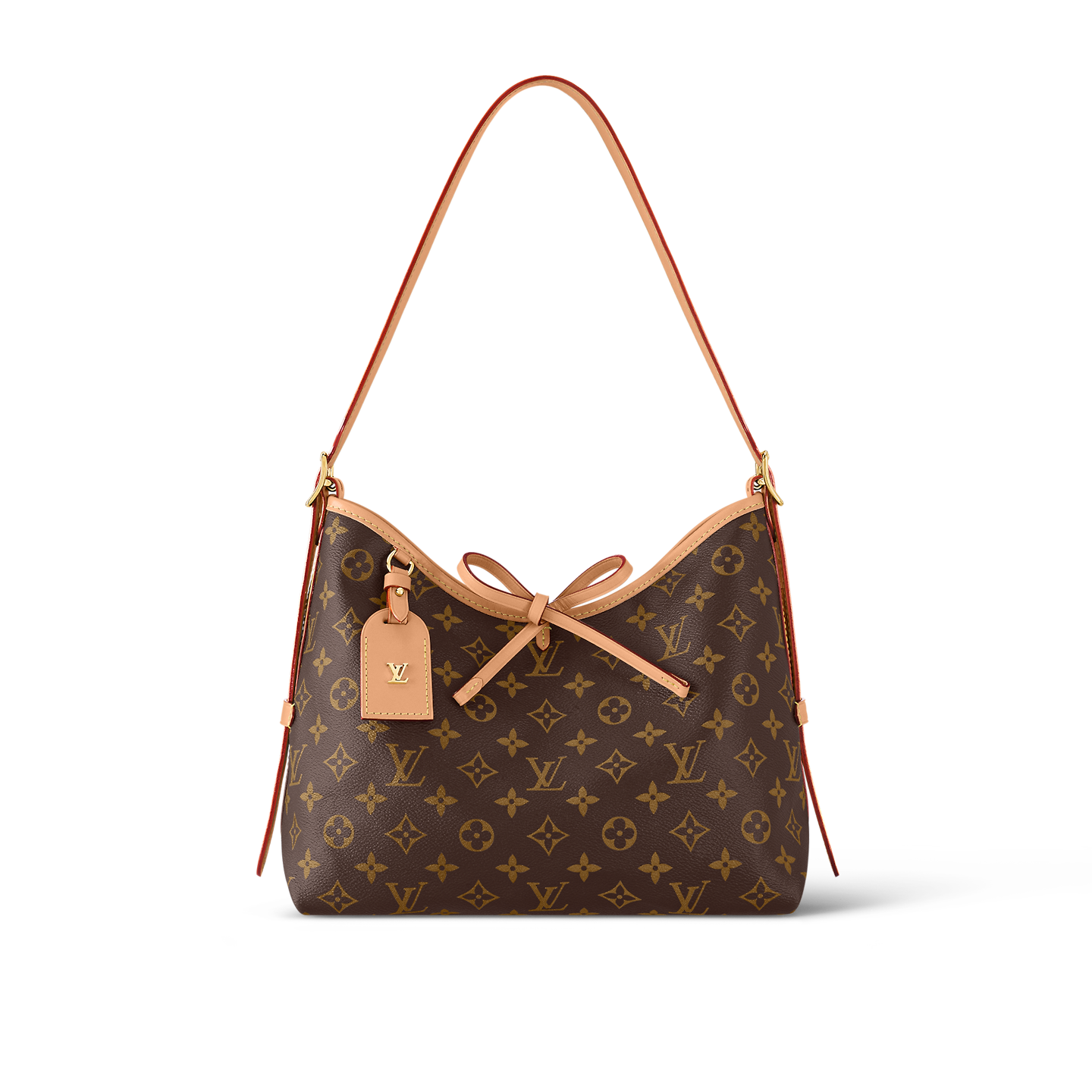 Louis Vuitton CarryAll PM Bag Monogram with Gold Hardware