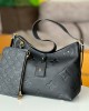 Louis Vuitton CarryAll PM Bag Black with Gold Hardware