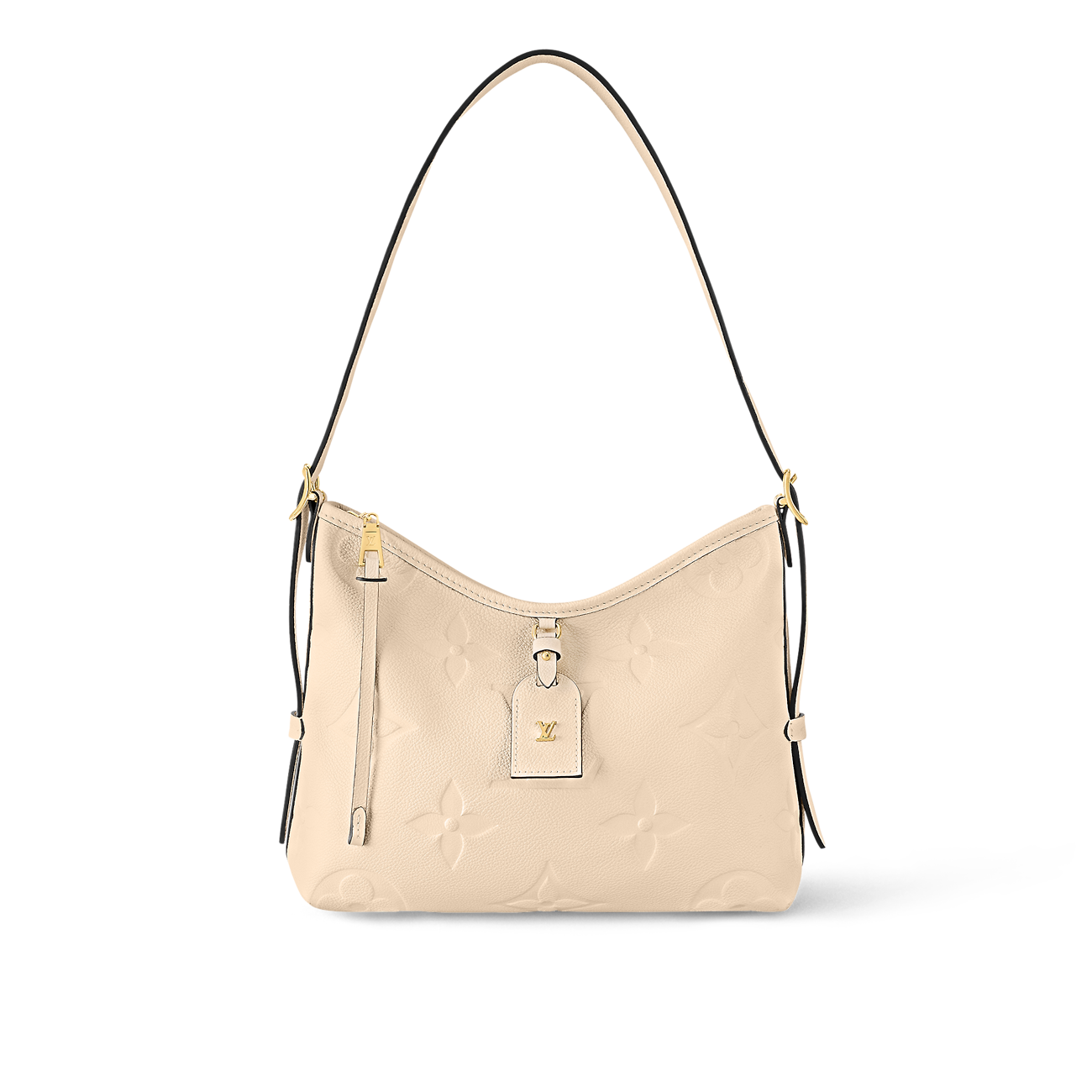 Louis Vuitton CarryAll PM Bag Cream with Gold Hardware