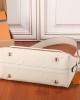 Louis Vuitton CarryAll PM Bag Cream with Gold Hardware