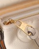 Louis Vuitton CarryAll PM Bag Cream with Gold Hardware