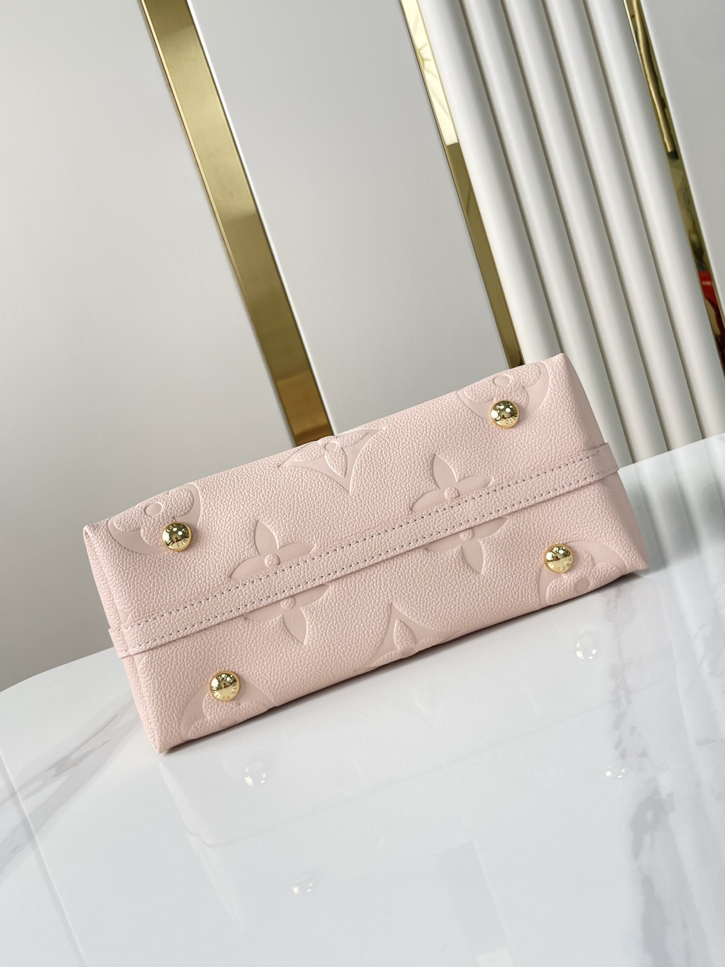 Louis Vuitton CarryAll PM Bag Light Pink with Gold Hardware