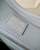 Louis Vuitton CarryAll PM Bag Light Blue with Silver Hardware