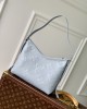 Louis Vuitton CarryAll PM Bag Light Blue with Silver Hardware