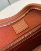 Louis Vuitton CarryAll PM Bag Cognac Brown with Gold Hardware