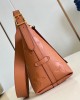 Louis Vuitton CarryAll PM Bag Cognac Brown with Gold Hardware