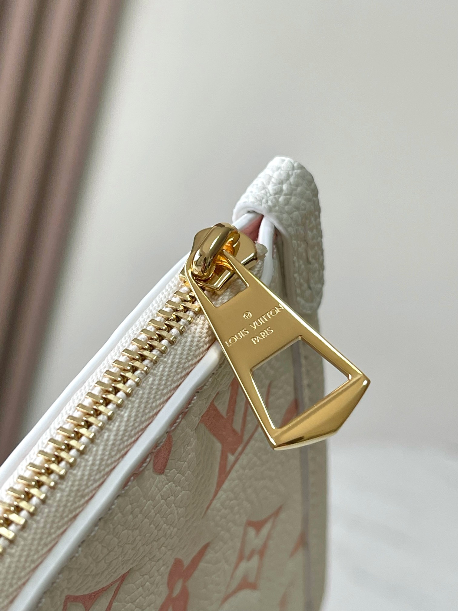 Louis Vuitton CarryAll PM Bag Latte/Chamallow with Gold Hardware