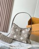 Louis Vuitton CarryAll PM Bag Dove/Cream with Gold Hardware