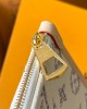 Louis Vuitton CarryAll PM Bag Multicolor Beige with Gold Hardware