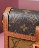 Louis Vuitton Dauphine EastWest Bag Monogram with Gold Hardware