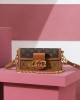 Louis Vuitton Dauphine EastWest Bag Monogram with Gold Hardware