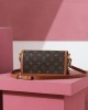 Louis Vuitton Dauphine EastWest Bag Monogram with Gold Hardware