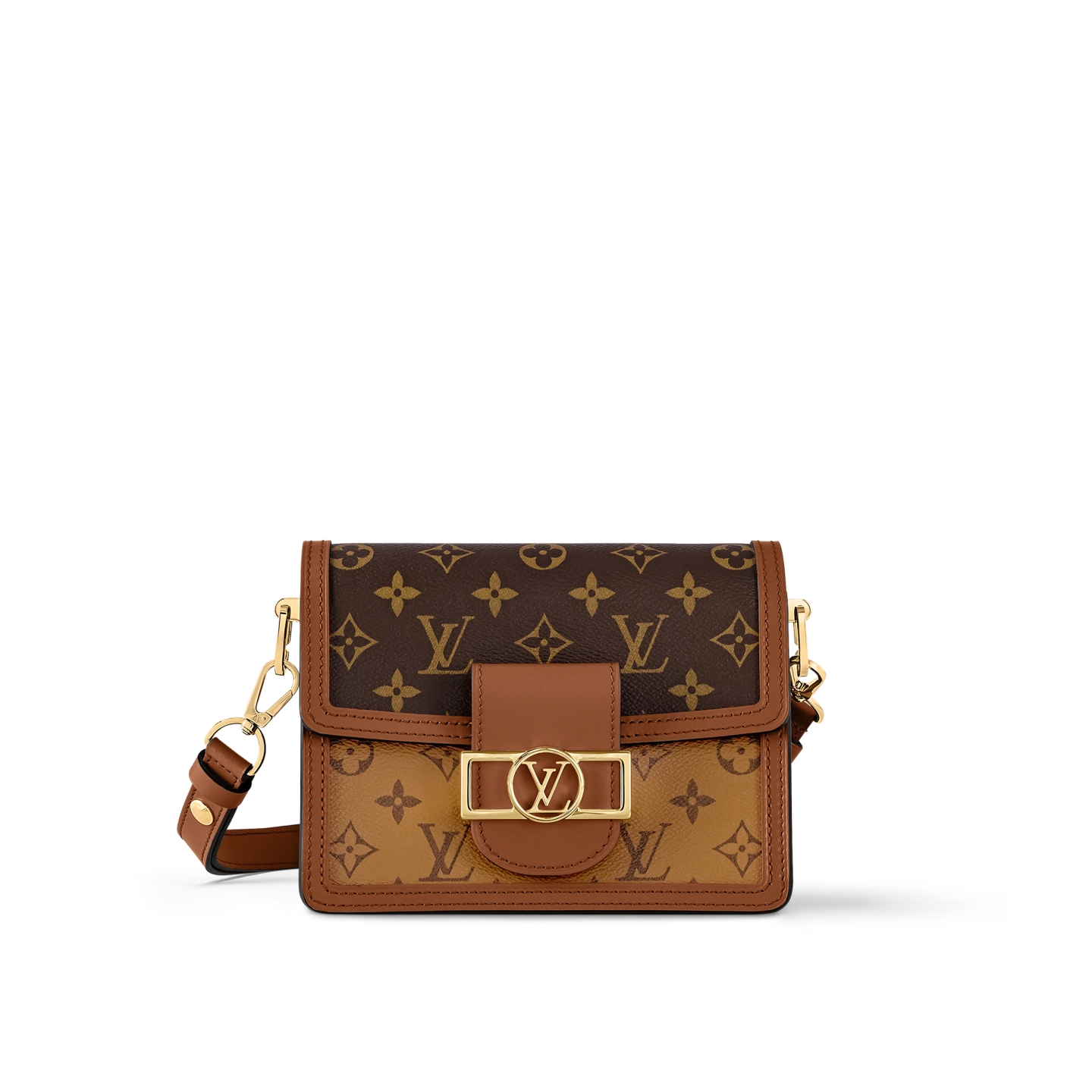 Louis Vuitton Dauphine Mini Bag Monogram with Gold Hardware