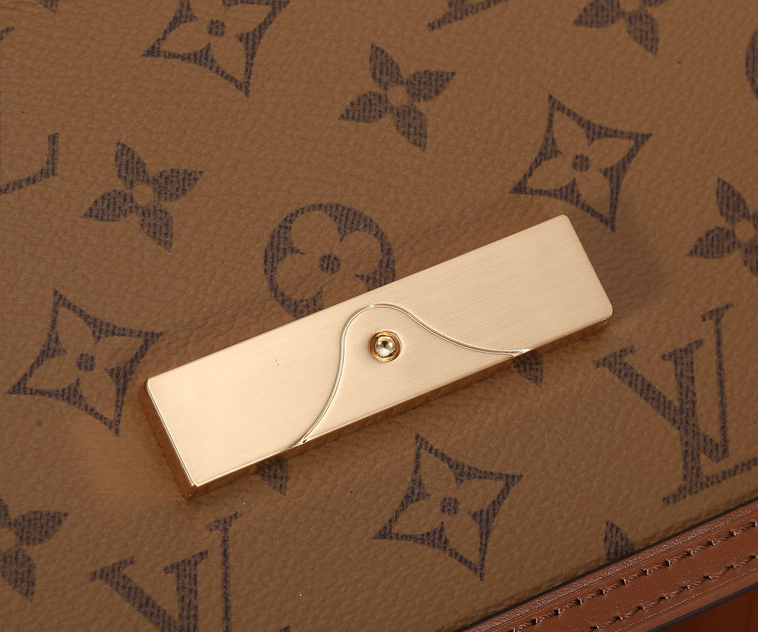 Louis Vuitton Dauphine Mini Bag Monogram with Gold Hardware