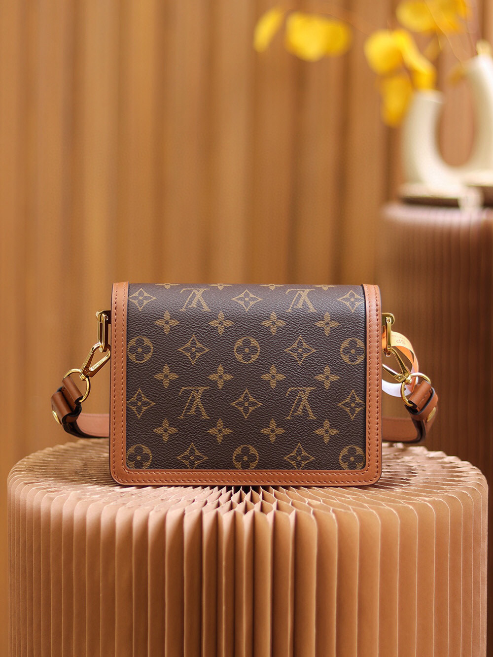 Louis Vuitton Dauphine Mini Bag Monogram with Gold Hardware