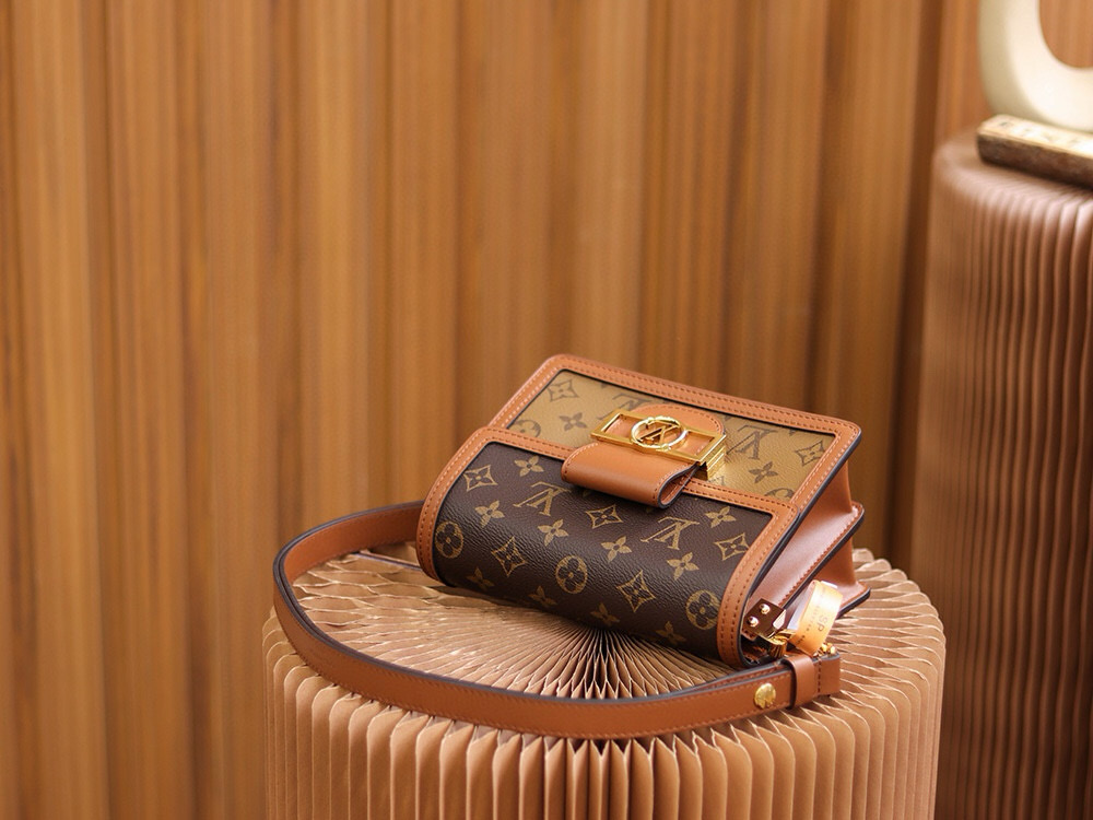 Louis Vuitton Dauphine Mini Bag Monogram with Gold Hardware