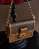 Louis Vuitton Dauphine MM Bag Monogram with Gold Hardware