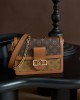 Louis Vuitton Dauphine MM Bag Monogram with Gold Hardware