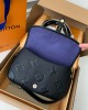 Louis Vuitton Diane Baguette Bag Black with Gold Hardware