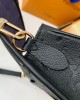 Louis Vuitton Diane Baguette Bag Black with Gold Hardware