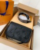 Louis Vuitton Diane Baguette Bag Black with Gold Hardware