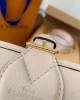 Louis Vuitton Diane Baguette Bag Cream with Gold Hardware