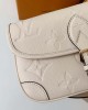 Louis Vuitton Diane Baguette Bag Cream with Gold Hardware