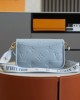 Louis Vuitton Diane Baguette Bag Blue Hour with Gold Hardware