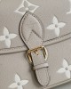 Louis Vuitton Diane Baguette Bag Navy Dove/Cream with Gold Hardware