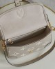 Louis Vuitton Diane Baguette Bag Navy Dove/Cream with Gold Hardware