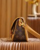 Louis Vuitton Diane Baguette Vintage Bag Monogram with Gold Hardware