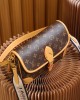 Louis Vuitton Diane Baguette Vintage Bag Monogram with Gold Hardware