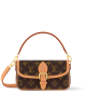 Louis Vuitton Diane Nano Baguette Bag Monogram with Gold Hardware