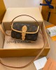 Louis Vuitton Diane Nano Baguette Bag Monogram with Gold Hardware