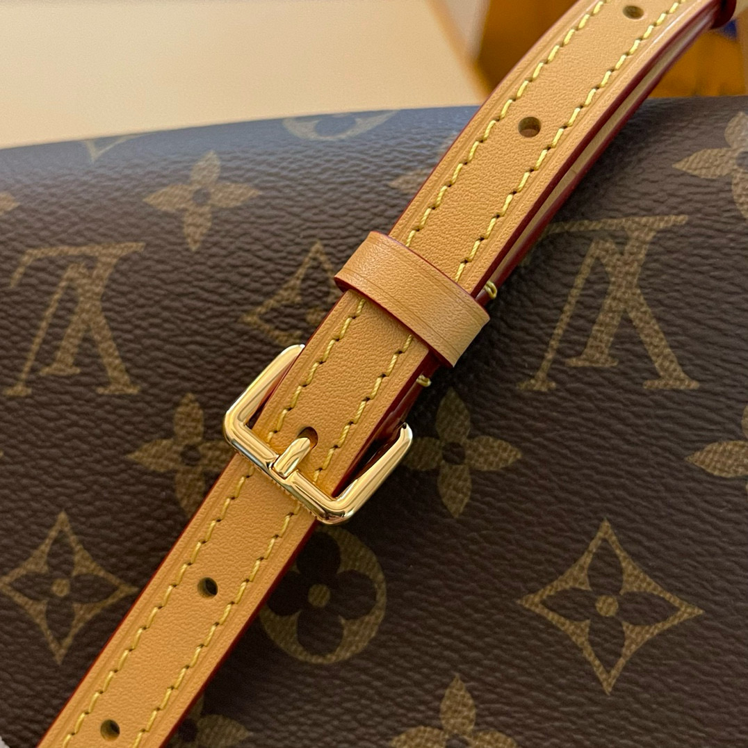 Louis Vuitton Diane Nano Baguette Bag Monogram with Gold Hardware