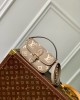 Louis Vuitton Diane Nano Baguette Bag Tourterelle Beige/Cream with Gold Hardware