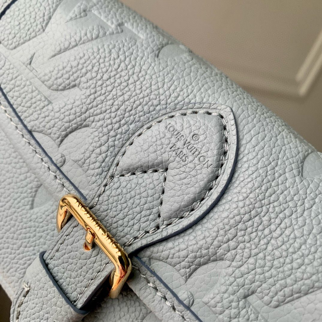 Louis Vuitton Diane Nano Baguette Bag Olympe Blue with Gold Hardware