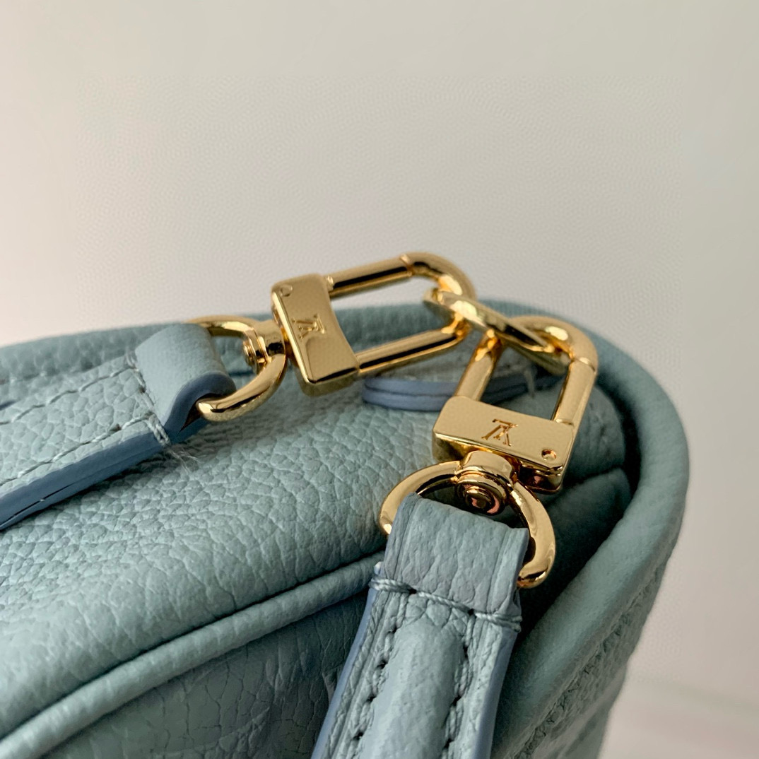 Louis Vuitton Diane Nano Baguette Bag Olympe Blue with Gold Hardware