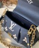 Louis Vuitton Favorite Bag Black/Beige with Gold Hardware