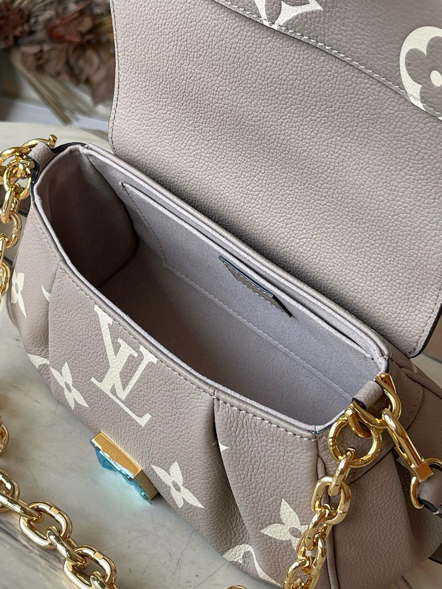 Louis Vuitton Favorite Bag Dove/Cream with Gold Hardware