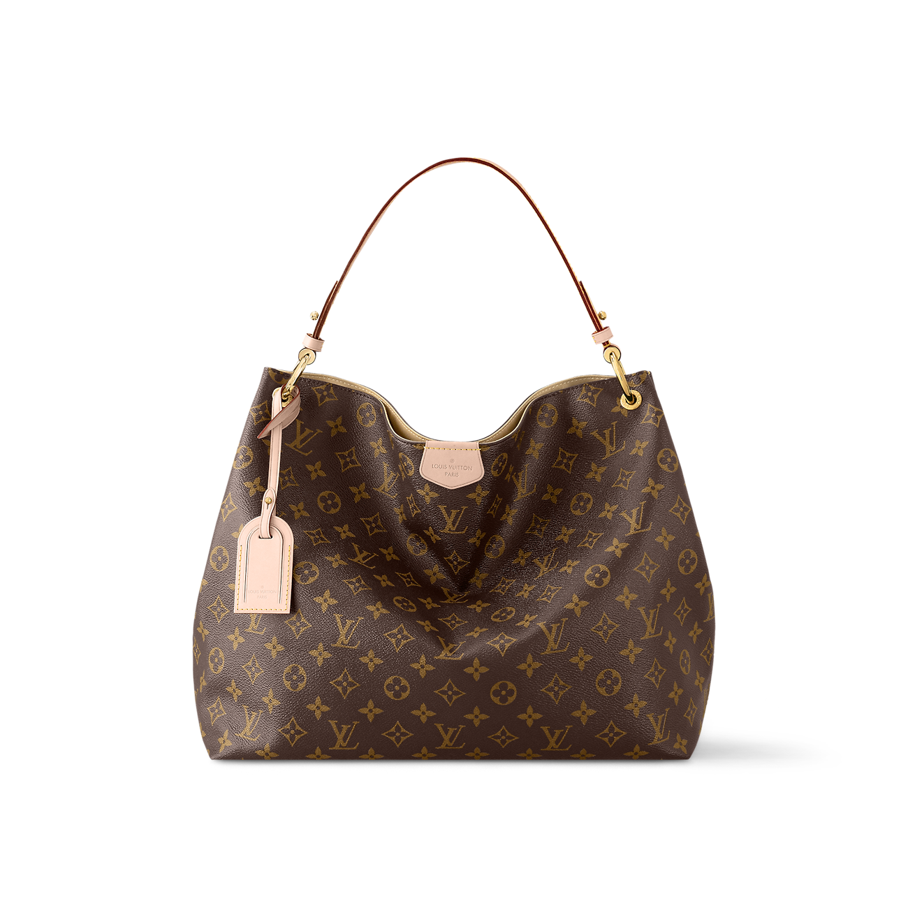 Louis Vuitton Graceful MM Bag Monogram with Gold Hardware