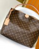 Louis Vuitton Graceful MM Bag Monogram with Gold Hardware