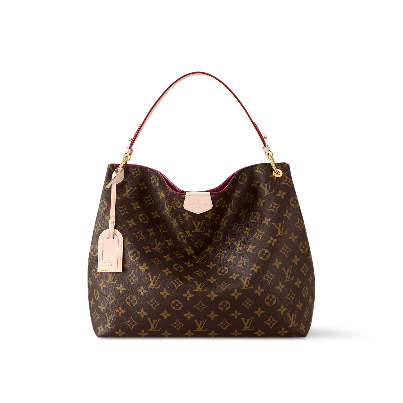 Louis Vuitton Graceful MM Bag Monogram with Gold Hardware