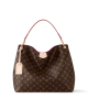 Louis Vuitton Graceful MM Bag Monogram with Gold Hardware