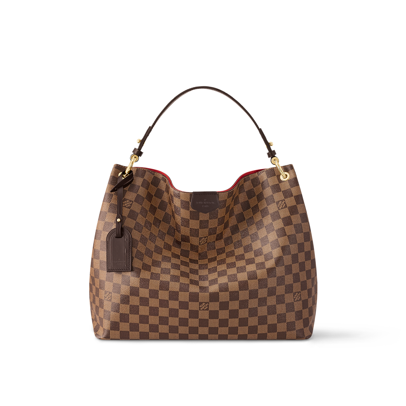 Louis Vuitton Graceful MM Bag Damier Ebene with Gold Hardware