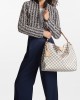 Louis Vuitton Graceful MM Bag Damier Azur with Gold Hardware