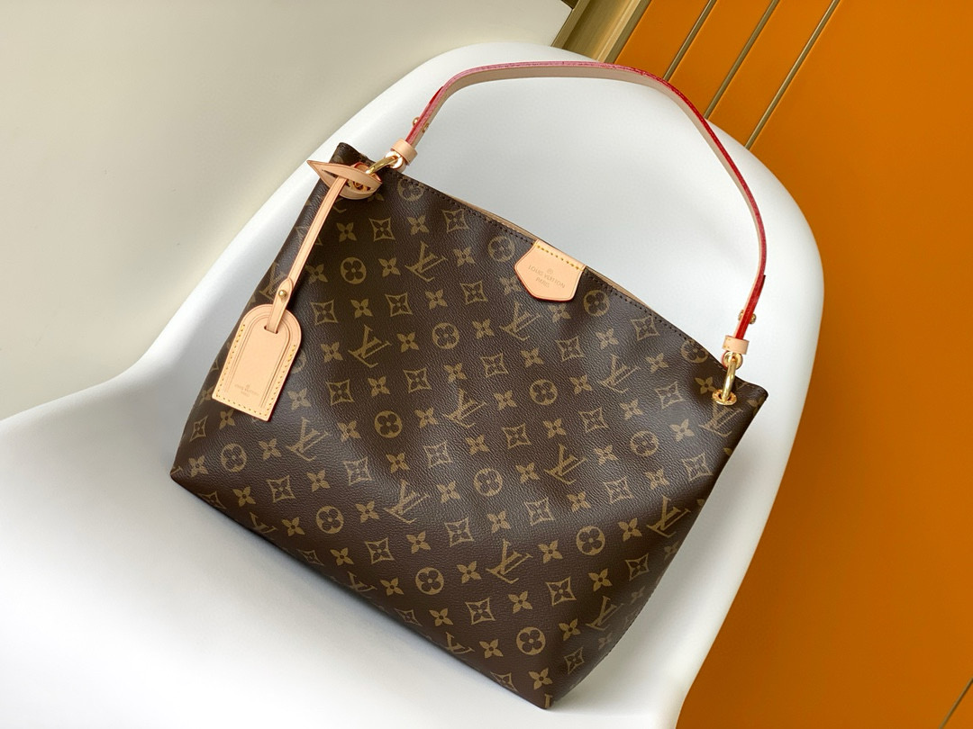 Louis Vuitton Graceful PM Bag Monogram with Gold Hardware